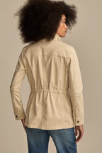 [126737-290] WOMENS LUCKY BRAND UTILITY JACKET - WOOD ASH