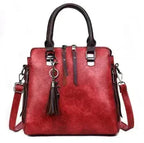 Single Shoulder Solid Color Wild Women's Messenger Bag