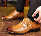 Men's Pointed-Toe Formal Dress Shoes