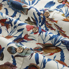 Men's Fish Shirt Button Down Tropical Hawaiian Shirts For Men Short Sleeve Aloha Shirt Nature Collector By Amy