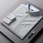 Men's Plus Size Button Down Long Sleeve Shirt
