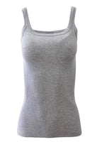 BASIC COTTON Free Spirit Premium Quality 100% Cotton Women's Tank Top. Proudly Made in Italy (616)