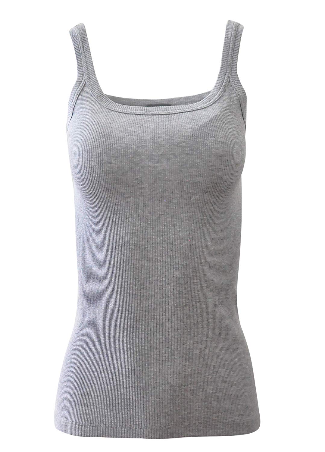 BASIC COTTON Free Spirit Premium Quality 100% Cotton Women's Tank Top. Proudly Made in Italy (616)