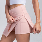 Sports skirts, yoga shorts, tennis skirts, fitness clothes, outdoor high waisted yoga clothes for women