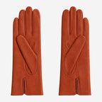 FC04 (cognac) - Women's Italian cashmere lined leather gloves