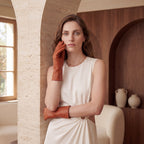 FC04 (cognac) - Women's Italian cashmere lined leather gloves