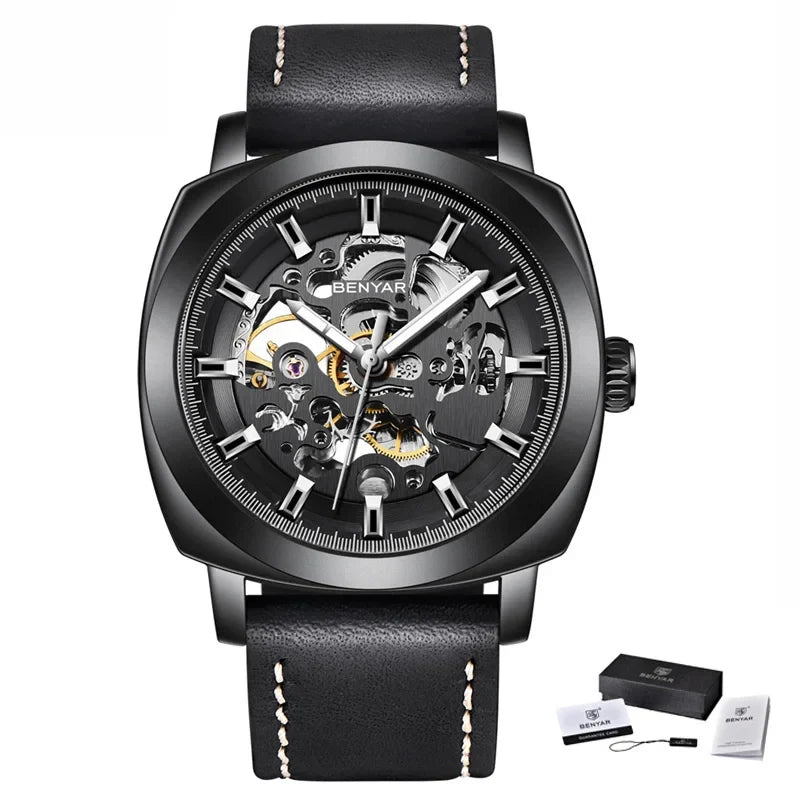Relogio Masculino BENYAR Mens Watches Top Brand Luxury Automatic Mechanical Men Business Waterproof Sport Watch Reloj Hombre