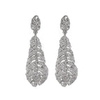 Women's Exaggerated Retro Atmospheric Electroplated Alloy Fashion Feather Jewelry Set