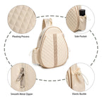 Crossbody lightweight multifunctional unisex waterproof tennis racket bag, tennis badminton backpack purse,