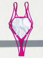 Sexy Backless Extreme String Mini Micro Thong Women Swimwear One Piece Swimsuit Female Monokini High Leg Cut Bathing Suit Swim