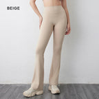 DIAS FIT JOY Peach flared pants for women's yoga high waisted and hip lifting tight pants wide leg fitness pants quick drying