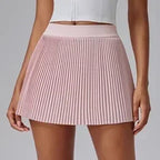 Floral Discount Sports Skirt for Women Quick-drying Badminton Tennis Trousers Skirt Fitness Half-body Pleated Skirt Shorts