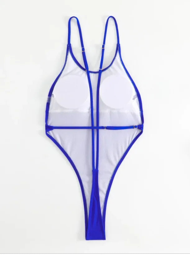 Sexy Extreme G String Mini Micro Thong Women Swimwear One Piece Swimsuit Female Backless Monokini Bather Bathing Suit Swim Lady