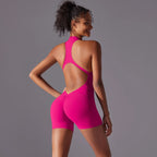 Women’s Push-Up Backless Gym Jumpsuit