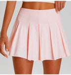 Fitness Tennis Short Skirts Women's Quick Cooling Sensation Sunscreen Pleated Skirt Outdoor UV Resistant Dance Golf Yoga Clothes
