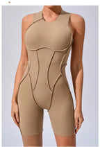 Women’s Padded Sport Jumpsuit – Fitness Bodysuit for Gym and Activewear