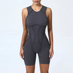 Women’s Padded Sport Jumpsuit – Fitness Bodysuit for Gym and Activewear