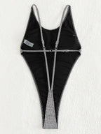 Sexy Extreme G String Mini Micro Thong Women Swimwear One Piece Swimsuit Female Backless Monokini Bather Bathing Suit Swim Lady