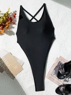 Sexy Backless Extreme String Mini Micro Thong Women Swimwear One Piece Swimsuit Female Monokini High Leg Cut Bathing Suit Swim