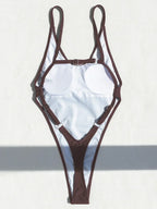Sexy Backless Extreme String Mini Micro Thong Women Swimwear One Piece Swimsuit Female Monokini High Leg Cut Bathing Suit Swim