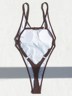 Sexy Backless Extreme String Mini Micro Thong Women Swimwear One Piece Swimsuit Female Monokini High Leg Cut Bathing Suit Swim