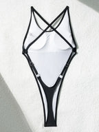 Sexy Backless Extreme String Mini Micro Thong Women Swimwear One Piece Swimsuit Female Monokini High Leg Cut Bathing Suit Swim