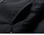 Warm Comfortable Men Winter Windproof Warm Thick Fleece Jacket Men Fashion Casual Coat Unique Design Warm Men's Jacket Men Autumn Outdoor Classic Soft Jacket For Hiking Fishing Travel