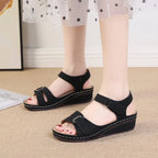 Women Sandals Soft Stitching Ladies Sandals Comfortable Flat Sandals Women Open Toe Beach Shoes Woman Footwear Sandalias Treking