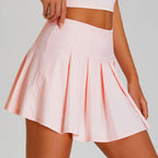 Fitness Tennis Short Skirts Women's Quick Cooling Sensation Sunscreen Pleated Skirt Outdoor UV Resistant Dance Golf Yoga Clothes