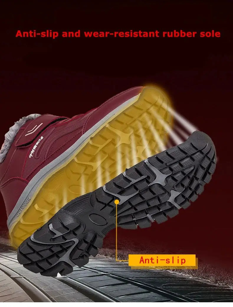 Winter Boots for Men – Waterproof Warm Outdoor Shoes