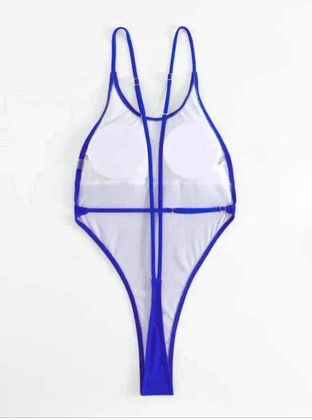 Sexy Extreme G String Mini Micro Thong Women Swimwear One Piece Swimsuit Female Backless Monokini Bather Bathing Suit Swim Lady