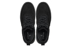 CALTO - Y7113 - 2.8 Inches Taller (Black) - Nubuck Suede Moc-Toe Sneak-Boots