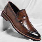 Oxford Leather Men's Pointed-toe Dress Cross-border Business Shoes