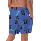 Baha Ranch Yeehaw Mullet Cowboy Men's Swim Trunks