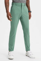 Casual Truly Slim-fit Plus-size Solid-color Mens Dress Pants