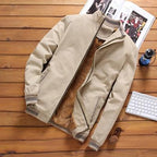 Comfortable Autumn Mens Jackets Casual Male Cotton Thick Warm Jacket Elegant Soft Jackets For Men Water Resistant Windbreaker Jacket Classic Men Clothing