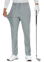 New Men's Outdoor Elastic Quick-Drying Golf Formal Pants Work Business Casual Comfortable Lightweight Trousers
