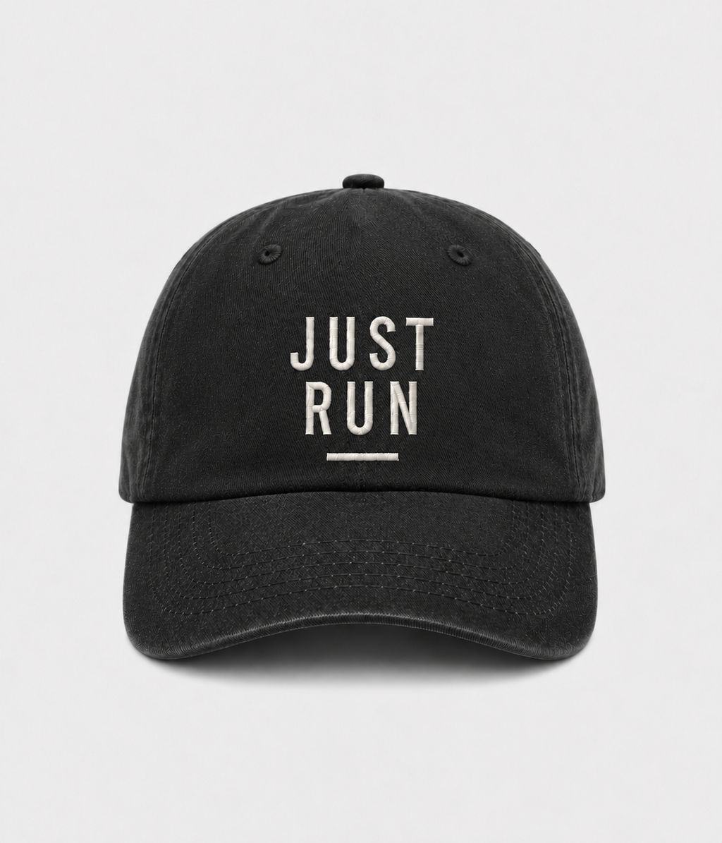 JUST RUN Dad Cap