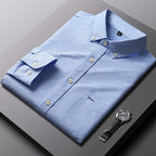Men's Plus Size Button Down Long Sleeve Shirt