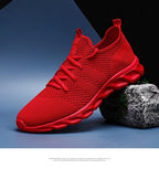 Light Mans Running Shoes Comfortable Breathable Men's Sneaker Casual Antiskid And Wear-Resistant Jogging Mens Sport Lace Up Low Top Jogging Man Athletic Sneakers