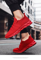 Light Mans Running Shoes Comfortable Breathable Men's Sneaker Casual Antiskid And Wear-Resistant Jogging Mens Sport Lace Up Low Top Jogging Man Athletic Sneakers