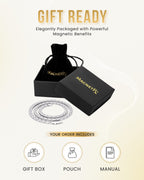 Powerful Silver Titanium Magnetic Therapy Necklace