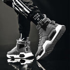 Men's High Quality Top Fashion Leather Sneakers Trend Comfortable Man Casual Shoes Outdoor Non-slip Breathable Mens Basketball Luxury Fashion Running Sneakers