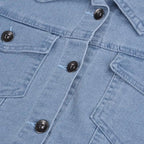 New Incredible Spring Women Sexy Ripped Denim Jackets Vintage Casual Short Jean Jacket Puff Sleeve Winter Female Coat Streetwear