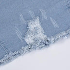 New Incredible Spring Women Sexy Ripped Denim Jackets Vintage Casual Short Jean Jacket Puff Sleeve Winter Female Coat Streetwear