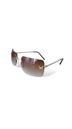 Papillon Blue Sunglasses