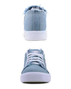 Women's Canvas Breathable Classic Summer Sneakers Lace-Up Shoes Casual Outdoor Men Sneakers Womens Canvas Sneakers Low Top Tennis White Shoes